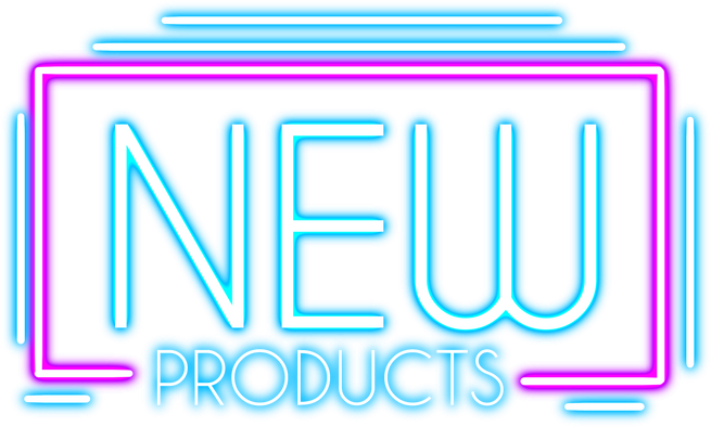 New products Neon sign illustration